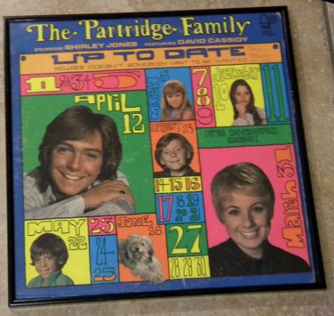 The Partridge Family - Up to Date - Framed Vintage Record Album Cover â�� 0174