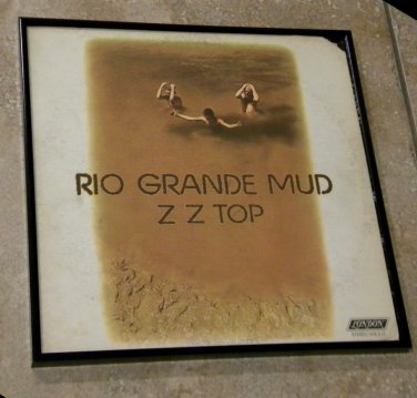Rio Grande Mud -ZZ Top - Framed Vintage Record Album Cover â�� 0191