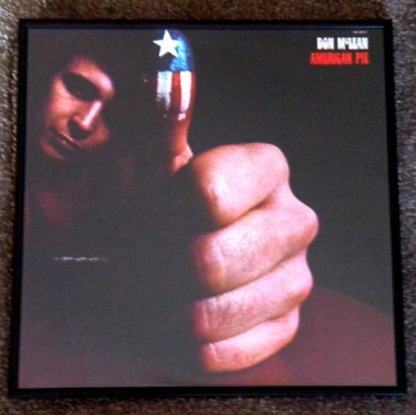 American Pie - Don McLean  Framed Vintage Record Album Cover â�� 0209