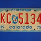 Vintage License Plate - Colorado KC5134