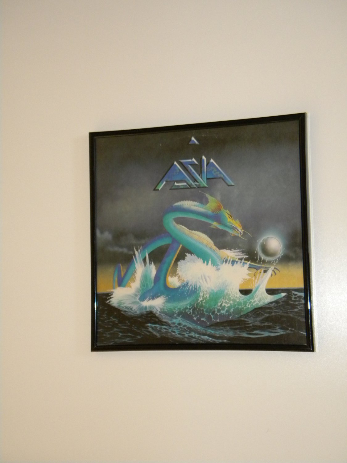 Asia - Framed Vintage Record Album Cover