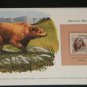 Matted Print and Stamp - Brown Bear - World Wildlife Fund