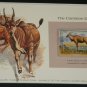 Matted Print and Stamp - The Common Eland - World Wildlife Fund