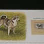Matted Print and Stamp - Icelandic Dog - World Wildlife Fund