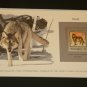 Matted Print and Stamp - Wolf - World Wildlife Fund