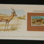Matted Print and Stamp - Goitered Gazelle - World Wildlife Fund