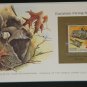 Matted Print and Stamp - Eurasian Flying Squirrel - World Wildlife Fund