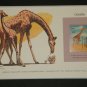 Matted Print and Stamp - Giraffe - World Wildlife Fund