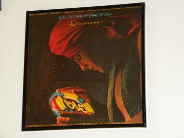 Discovery â�� Electric Light Orchestra - Framed Vintage Record Album Cover - 0234
