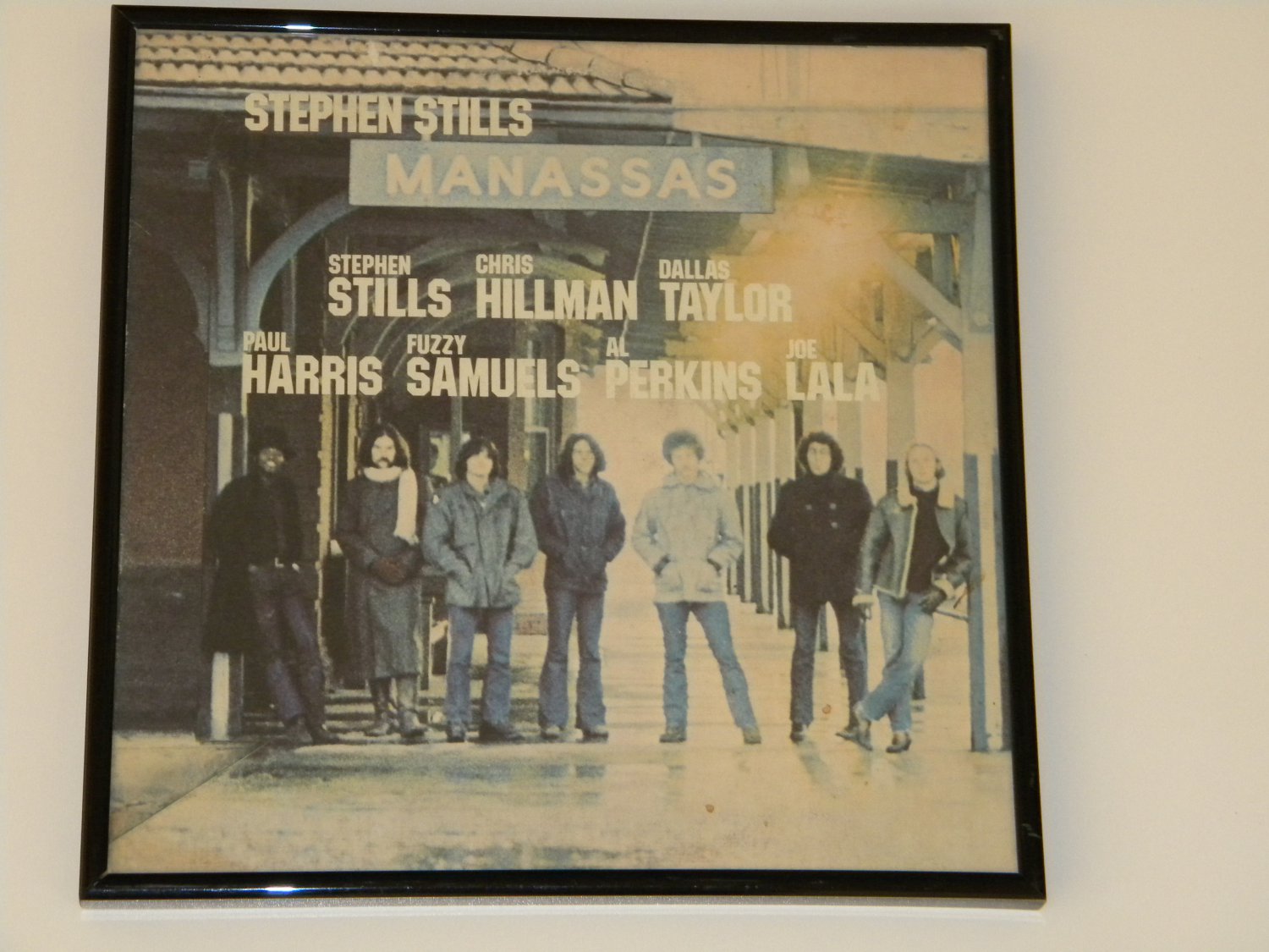 Stephen Stills - Manassas - Framed Vintage Record Album Cover – 0244