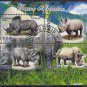 Chad 2012 Souvenir Sheet - Rhinos