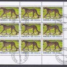 Angolia Cheetah Postage Stamps - Souvenir Sheet