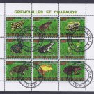 Frog Postage Stamp Souvenir Sheet From the Ivory Coast