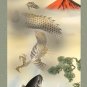 Hanging scrolls,  Tenryu carp auspicious rises#p6902