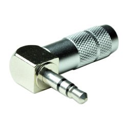 Oyaide P-3.5 SRL 3.5mm Stereo Mini Plug 90 degree Angled Jack Plug