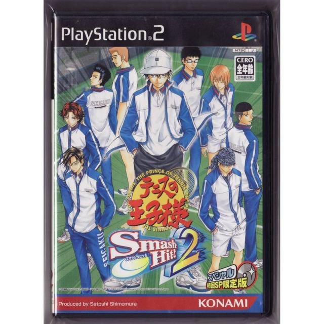 PS2 Prince of Tennis Smash Hit 2 Ltd 1st Edition Anime-CD-ROM JPN VER Used Excel