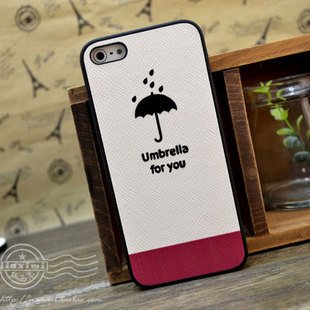 Stylish Soft Case Skin for iPhone 5 - Umbrella Theme Lover Must Have Woman