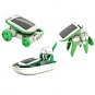 6-in-1 Solar Powered Robot DIY Educational Toy (Green)