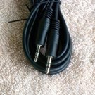 New Black 6 Feet 3.5 mm 1/8" Mini Stereo Audio Auxiliary Cables Cords 3.5mm