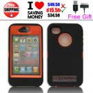 Silicon case for Iphone 4 and Iphone 4s- Black