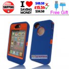 Silicon case for Iphone 4 and Iphone 4S - Blue