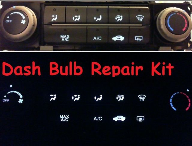 Light Bulb Set 2006 2007 2008 Honda Civic A C Heater Climate Control Light Bulb Set 2006 2007 2008 Honda Civic A C Heater Climate Control 06 07 08 09