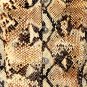 Cobra Print on White Faux Leather Steel Boning Overbust Corset Bustier (Body Waist-40inch)