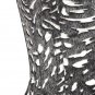 Black Fur Embossed Fabric Cutwork Steel Boning Overbust Corset - Miracle Corsets (Body Waist-32inch)