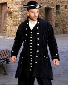 Renaissance Gothic Pirate Medieval Costume Coat