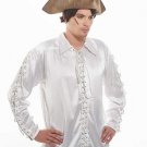 Gothic Frilly Ruffled Pirate Costume Shirt - C1307 [White]