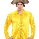Gothic Frilly Ruffled Pirate Costume Shirt - C1307 [Gold]