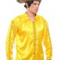 Gothic Frilly Ruffled Pirate Costume Shirt - C1306 [Gold]
