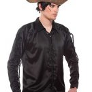 Gothic Frilly Ruffled Pirate Costume Shirt - C1306 [Black]