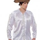 Gothic Frilly Ruffled Pirate Costume Shirt - C1306 [White]