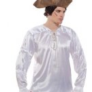 Gothic Frilly Ruffled Pirate Costume Shirt - C1305 [White]