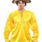 Gothic Frilly Ruffled Pirate Costume Shirt - C1305 [Gold]