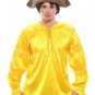 Gothic Frilly Ruffled Pirate Costume Shirt - C1305 [Gold]