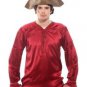 Gothic Frilly Ruffled Pirate Costume Shirt - C1305 [Wine]