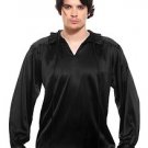 Gothic Frilly Ruffled Pirate Costume Shirt - C1302 [Black]