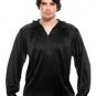 Gothic Frilly Ruffled Pirate Costume Shirt - C1302 [Black]