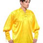 Gothic Frilly Ruffled Pirate Costume Shirt - C1301 [Gold]