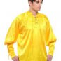 Gothic Frilly Ruffled Pirate Costume Shirt - C1301 [Gold]