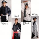 Renaissance Gothic Pirate Skull Scarf Large (Red)