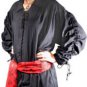 Renaissance Gothic Pirate Skull Scarf Large (Red)