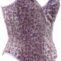 Floral Sequin Fabric Steel Boning Overbust Corset - Miracle Corsets (Body Waist-26inch)