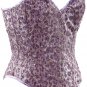 Floral Sequin Fabric Steel Boning Overbust Corset - Miracle Corsets (Body Waist-36inch)