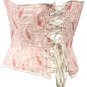 Paisley Crochet Steel Boning Overbust Fashion Corset Waist Cincher (Body Waist-34inch)