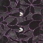 Black Floral Fabric Cutwork Steel Boning Overbust Corset - Miracle Corsets (Body Waist-38inch)