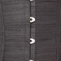Black Silk Steel Boning Overbust Fashion Corset - Miracle Corsets (Body Waist-38inch)