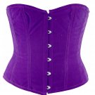 Purple Steel Boning Overbust Fashion Corset Bustier - Miracle Corsets (Body Waist-38inch)